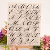 Letter Alphabet Transparent Silicone Clear Rubber Stamp Sheet Cling Scrapbooking DIY