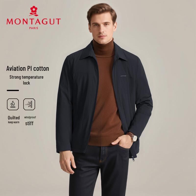 MONTAGUT Men's Padded Business Casual Winter Jacket