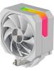 upHere CPU Cooler with ARGB PWM Fan 4 Heat Pipes TDP230W Side Flow Type CPU Cooling Air Cooling Quiet CPU Fan AMD AM4 Intel LGA 2011 2066 White AM5/