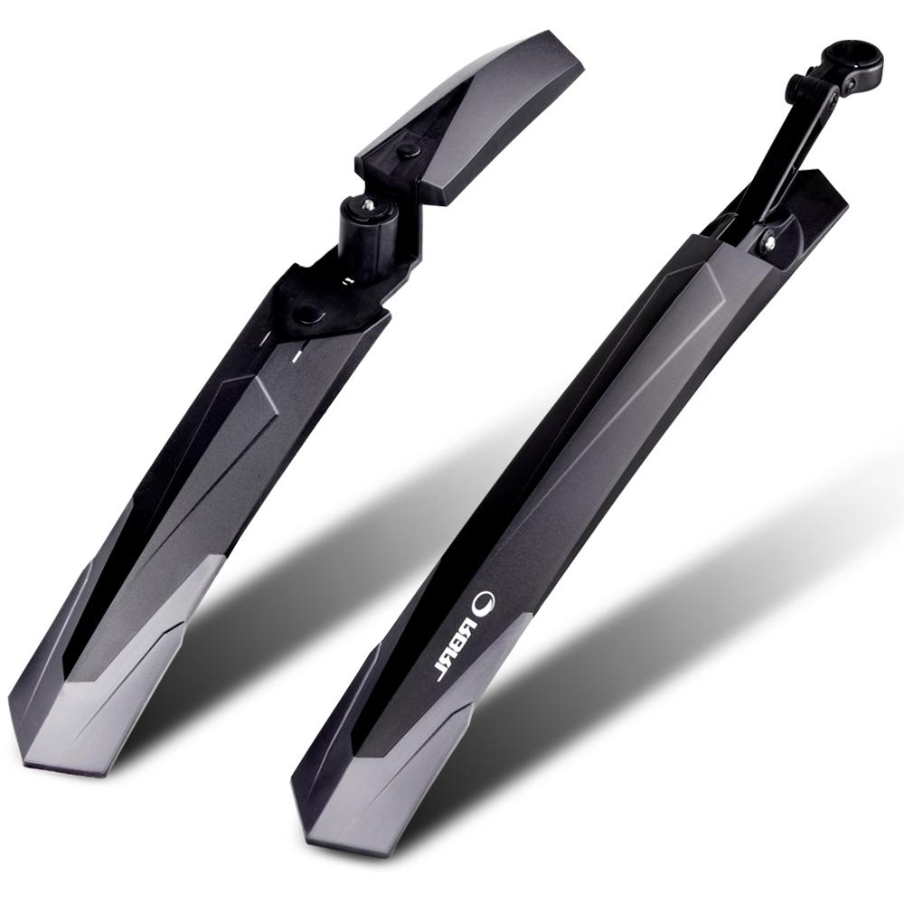 RBRL Mountain Bike Lengthen Widen Fender Durable Mudguards 26 27.5 29 Adjustable Bicycle Anti Shake Wings Set Mtb Ass