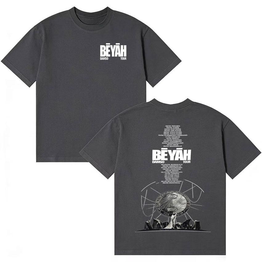 Singer Damso 2026 Hot Album Fashion Tshrit Oversized Hip Hop Teenagers Short Sleeve Summer 100 Cotton T Shirt Unisex Wome