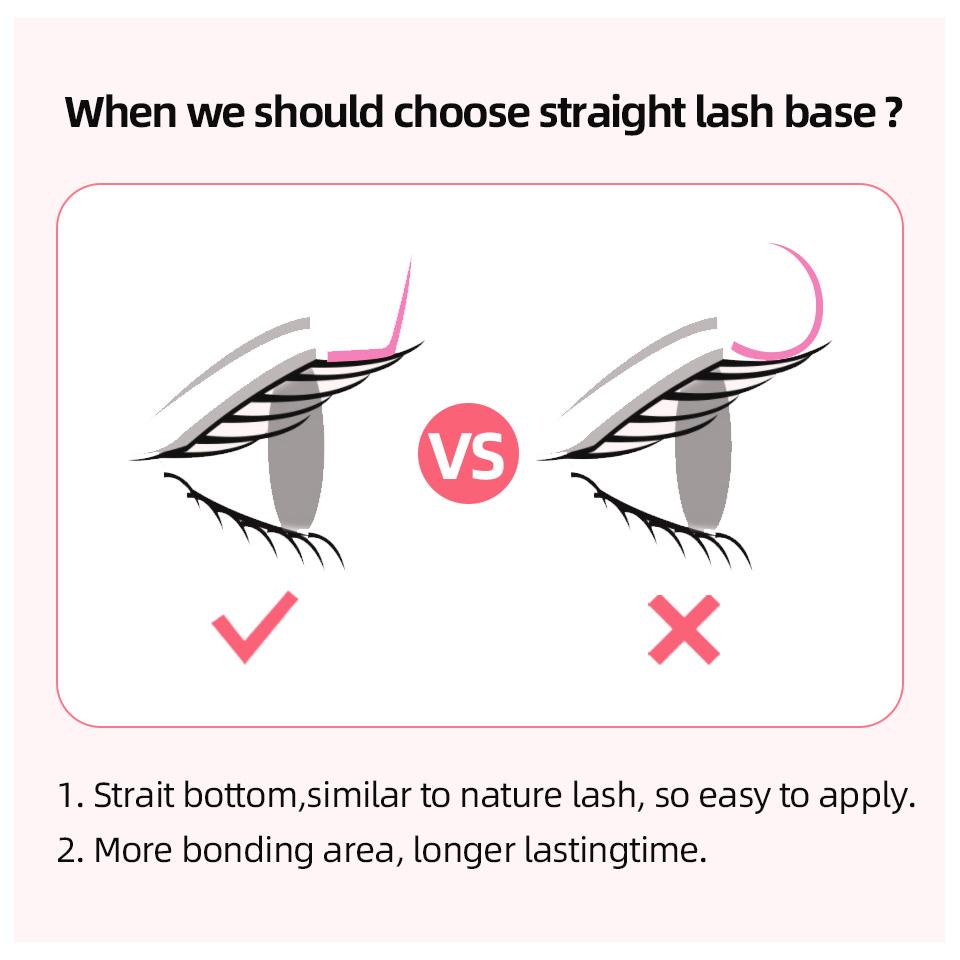 Lashrujade L L+ LC LD LU(M) Curl Individual Eyelashes Extensions Natural Soft Faux Mink Russian Volume Lashes Makeup Cilios