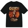 РАСПРОДАЖА футболок KREATOR, Хорошая печать Графическая черная футболка s-2xl