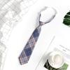 JK Bow Tie for Women, Japanese Uniform Shirt, College Style Student Plaid Tie, Men's Free Ribbon Accessories