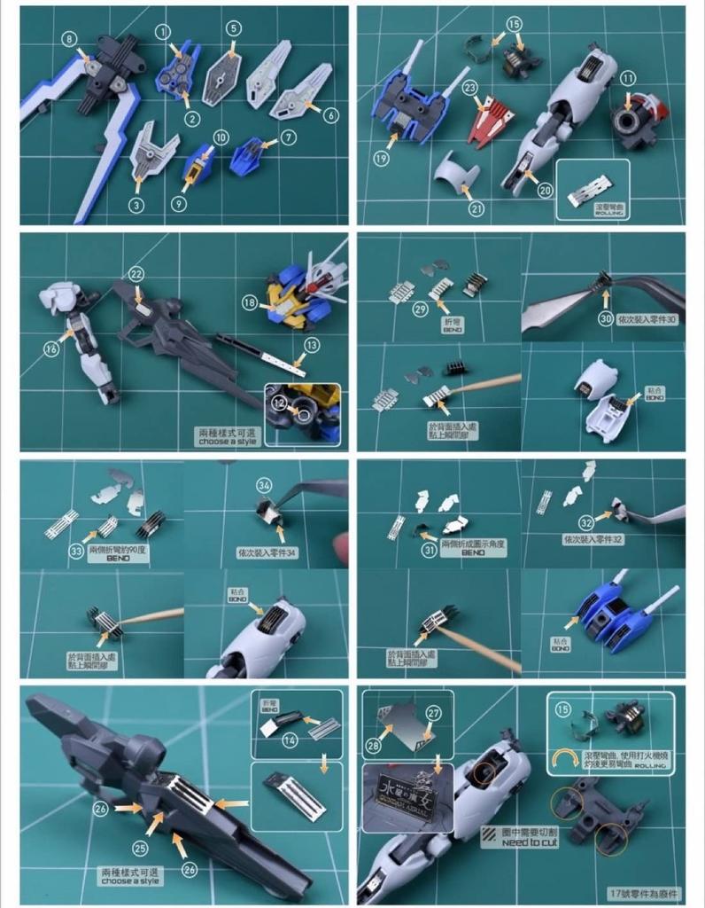 Воздушная модификация HG Gundam с детализацией из высококачественных металлических деталей с водостойкой наклейкой 1/144 [предмет]
