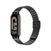 Stainless Steel Strap for Xiaomi Band 8/9/10 NFC - Metal Bamboo Three-Bead Buckle