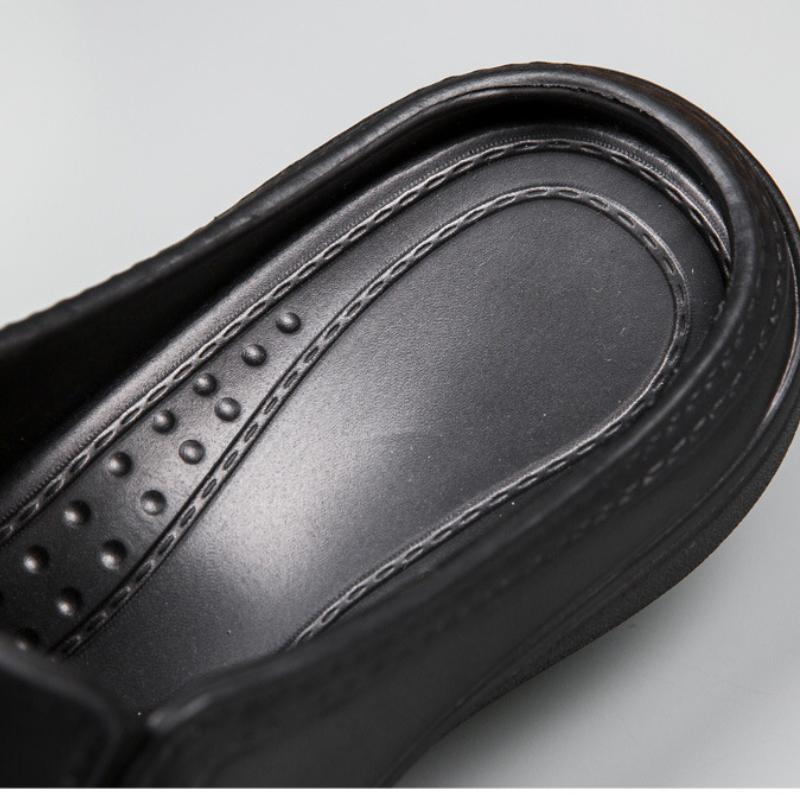 Модные мужские полутапочки, повседневные сандалии для отдыха на природе, модные мужские туфли-мюли, мягкие пляжные тапочки из ЭВА, тапочки, модные кроссовки, обувь