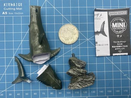 GACHA Ecological Atlas FIGURE MINI Shark Hammerhead Shark Hammerhead Shark Deep-Sea Creatures ACTION Figure Model Toys