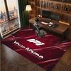 F1 Personalized Crystal Velvet Carpet, Customized Name Text Soft Anti‑Slip Rug for Living Room Bedroom