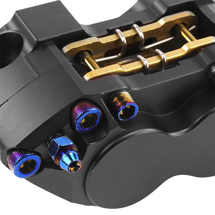 Новый 82мм Мотоциклетный ЧПУ Тормозной Суппорт Тормозной Насос Крепление 4 Поршневой Радиальный Модифицированный