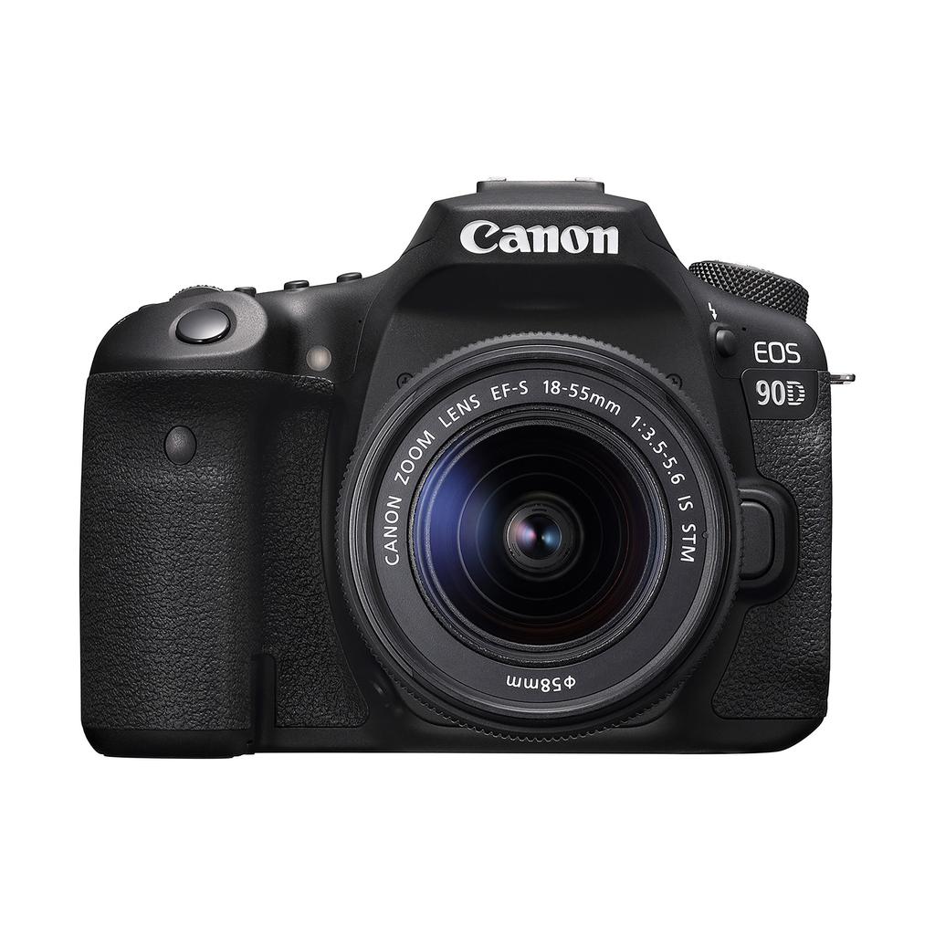 Canon Цифровая зеркальная фотокамера EOS 90D + зум-объектив EF-S 18-55 мм f/3.5-5.6 IS STM