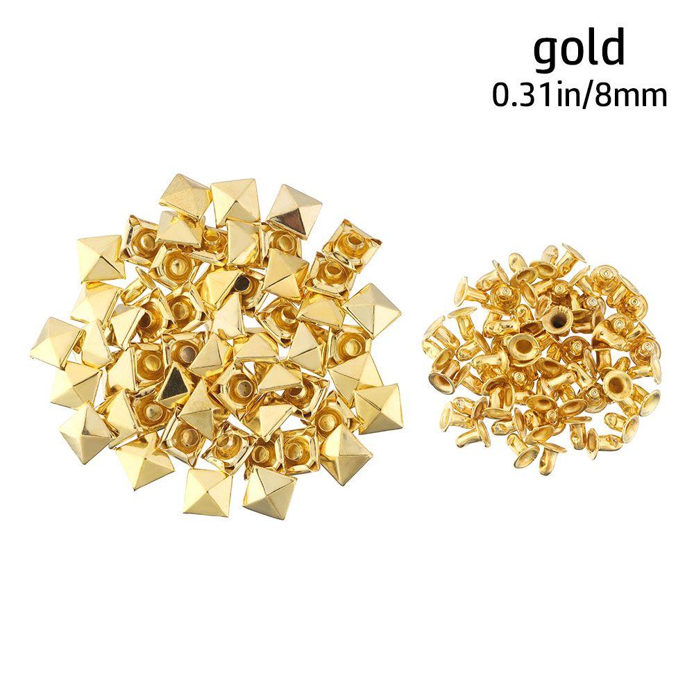 Обувь, декор сумки, аксессуары для одежды, фиксирующие шпильки в форме пирамиды, тканевые пуговицы, квадратные заклепки, металлические шипы