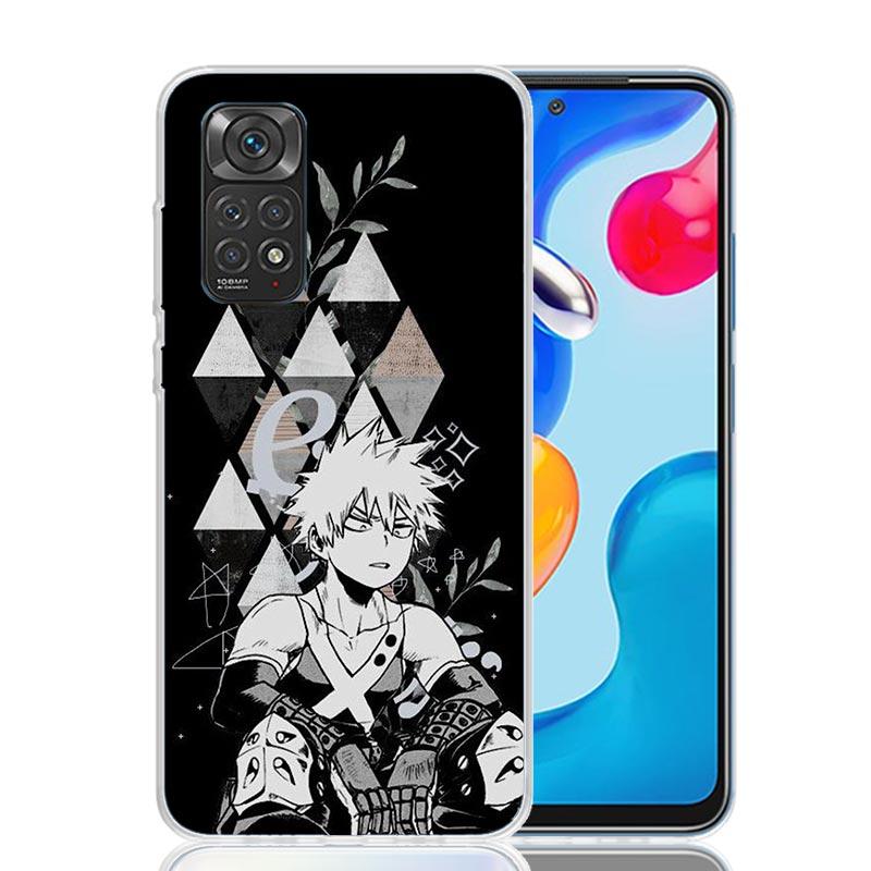 My Hero MHA Bakugou Katsuki Phone Case For Xiaomi Redmi Note 15 14 13 12S 12 Pro Plus 11S 11E 11 11T 10S 10 Art Soft Pattern Cov