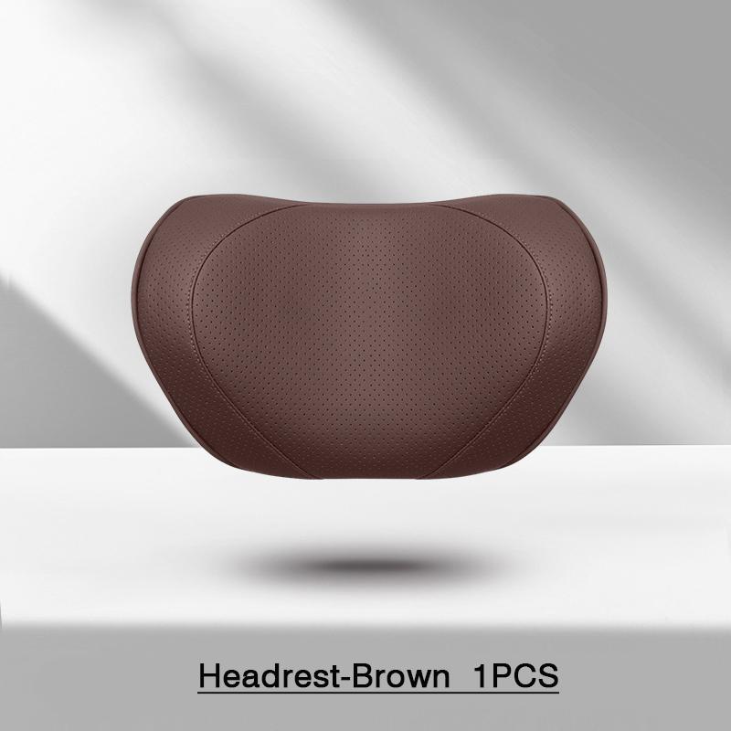 AABKV1 For Porsche Headrest Neck Support Waist Lumbar Cushion Soft Car Seat Neck Pillow Seat Cover Protector original color scheme