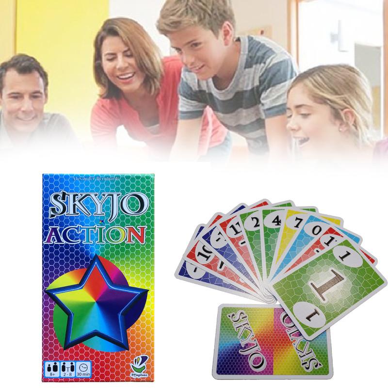Захватывающая карточная игра Skyjo для веселых семейных посиделок и социальных мероприятий