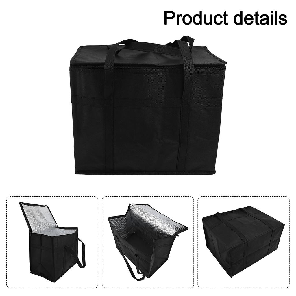 Складной изолированный ланч-бокс, идеально подходящий для пикников с доставкой еды и многого другого