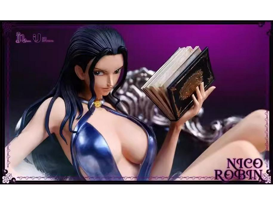 Цельная статуэтка Nico Robin Sofa Thug Series четвертого выпуска, изготовленная вручную.