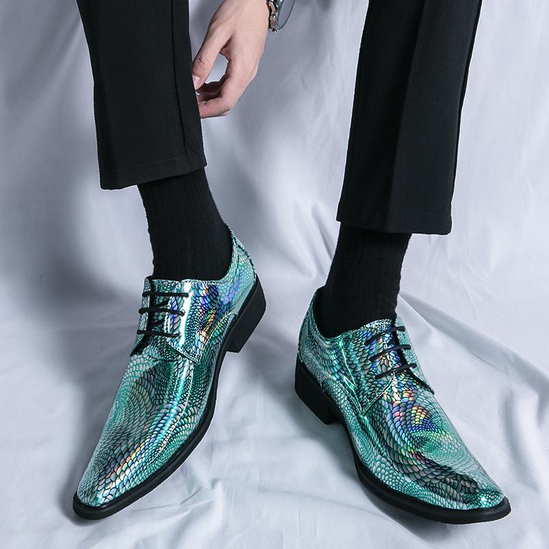 Роскошные дизайнерские новые мужские зеленые черные зеркальные лакированные кожаные повседневные туфли для формальной свадебной одежды, обувь для выпускного вечера, zapatos hombre