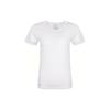 Solid Color Breathable Knitted Round Neck Short Sleeve T-Shirt Women Tops White 836327-100