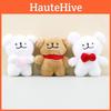 Adorable Creative Line Dog Plush Keychain Soft Cuddly Toy For Girls Heartwarming Gift