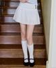 Letter From Moon Roha Button Flare Skirt (White)