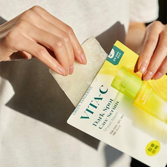 Goodal Сывороточная маска Green Tangerine Vita C Blemish Care 1 шт.