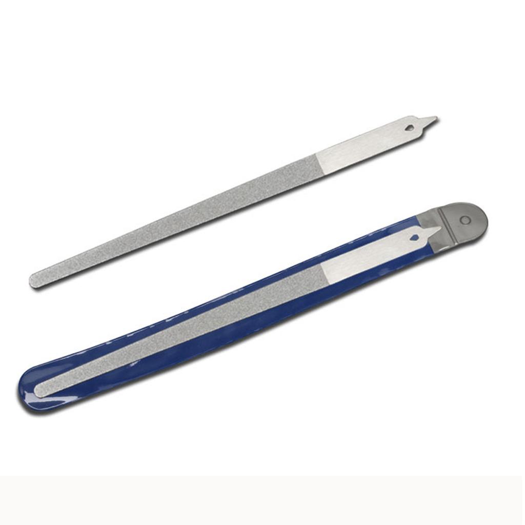 Double-Sided Nail File Stainless Steel Polishing Sand Strip Nail Polisher Nail Tool
