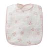 MIKI HOUSE Made In for Baby Boys and Baby Shower Bib, Japan, Gauze, Girls, Gift, Pink, 40-2916-497