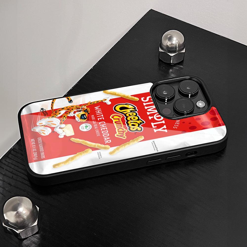 snack food Cheetos Phone Case for Iphone 16 15 14 13 12 11 Pro Max Mini Plus Se Xr X Xs PC+TPU Cover