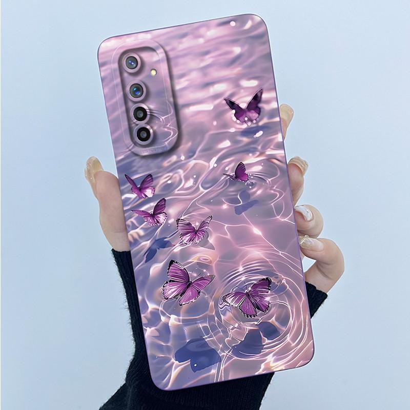 Чехол для телефона Realme 6 Чехол Realme 6s Модный Простота Масляная живопись Цветок Мягкий Жидкий силикон Оболочка Для Realme 6 Pro Funda
