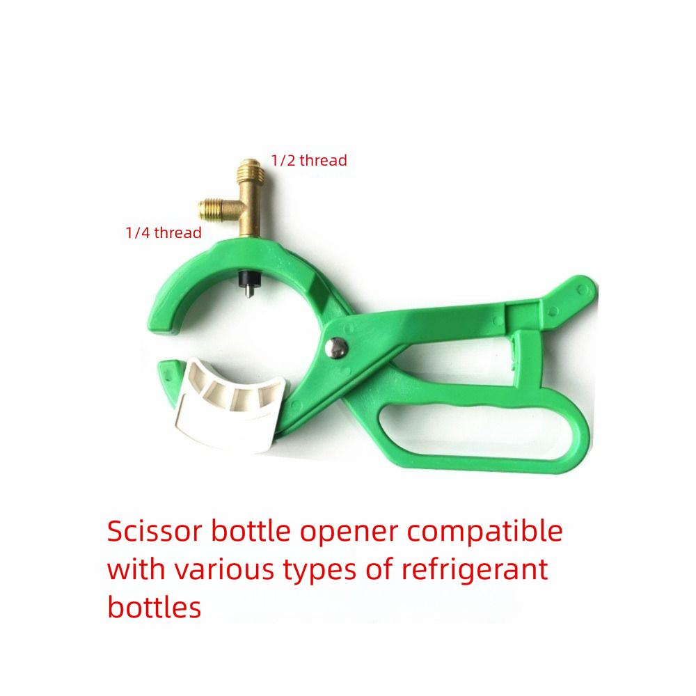 Wrench R134A Refrigeration Bottle Opener Tap Valve Bottle Opener  Refrigerant R134a Bottle Opener