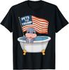 Cute Baby Pygmy Hippo Moo Deng pets for Trump T-Shirt Unisex T-Shirt