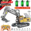 Remote Control Excavator Dump Truck Crawler Bulldozer Rc Model Car Toy Alloy Simulation Construction Vehicle Gifts For Kids