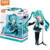 Оригинальная Hatsune Miku Q-версия 17-е Чудесное Издание Miku Singer Фигурка Действия Подвижные Суставы Сборная Игрушка Кукла Подарок