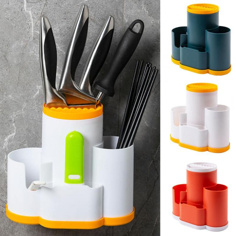 Пластиковая сливная трубка для палочек для еды, бытовая креативная клетка для палочек для еды, подставка для хранения кухонных ложек, ящик для хранения посуды, корзина для палочек для еды