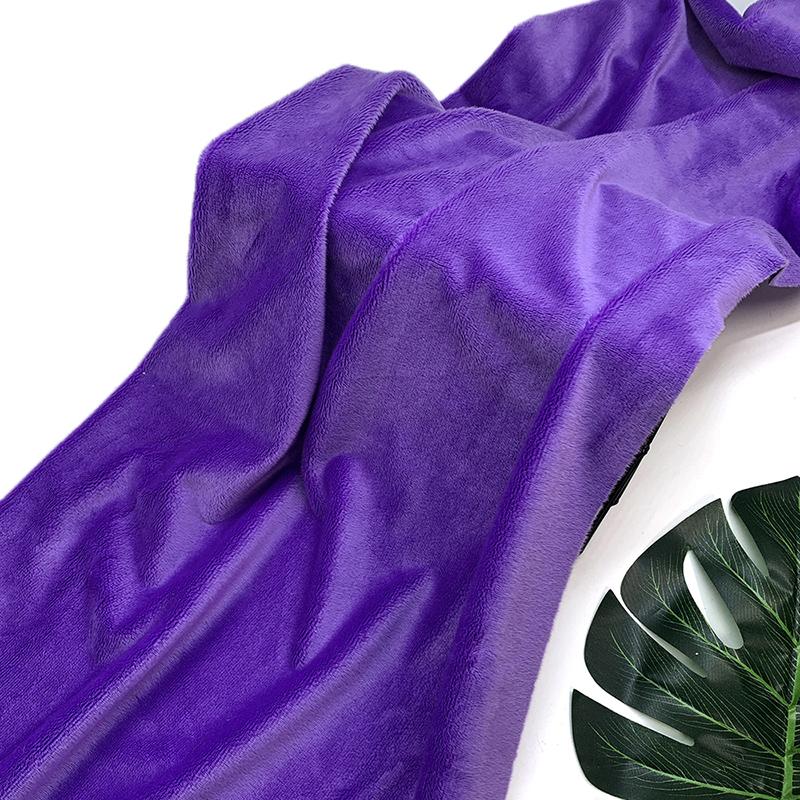 45x50 см удобная и мягкая ткань с ворсом 3 мм из полиэстера с кристаллами, супермягкая плюшевая ткань для шитья кукол