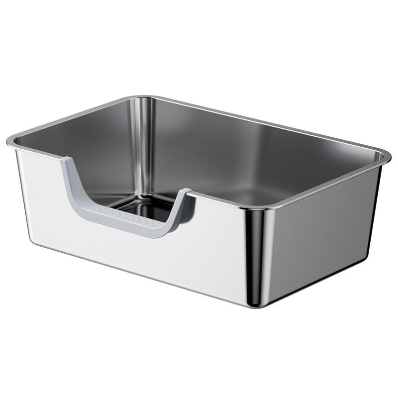 Интегрированный лоток для кошачьего туалета Jingyu из нержавеющей стали с защитой от брызг