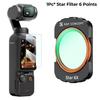 K&F CONCEPT Спортивный фильтр Effect для DJI Osmo Pocket 3 УФ CPL ND ND/PL Черный туман 1/2 1/4 1/8 LPR Звездный Широкоугольный фильтр Набор 1.2X