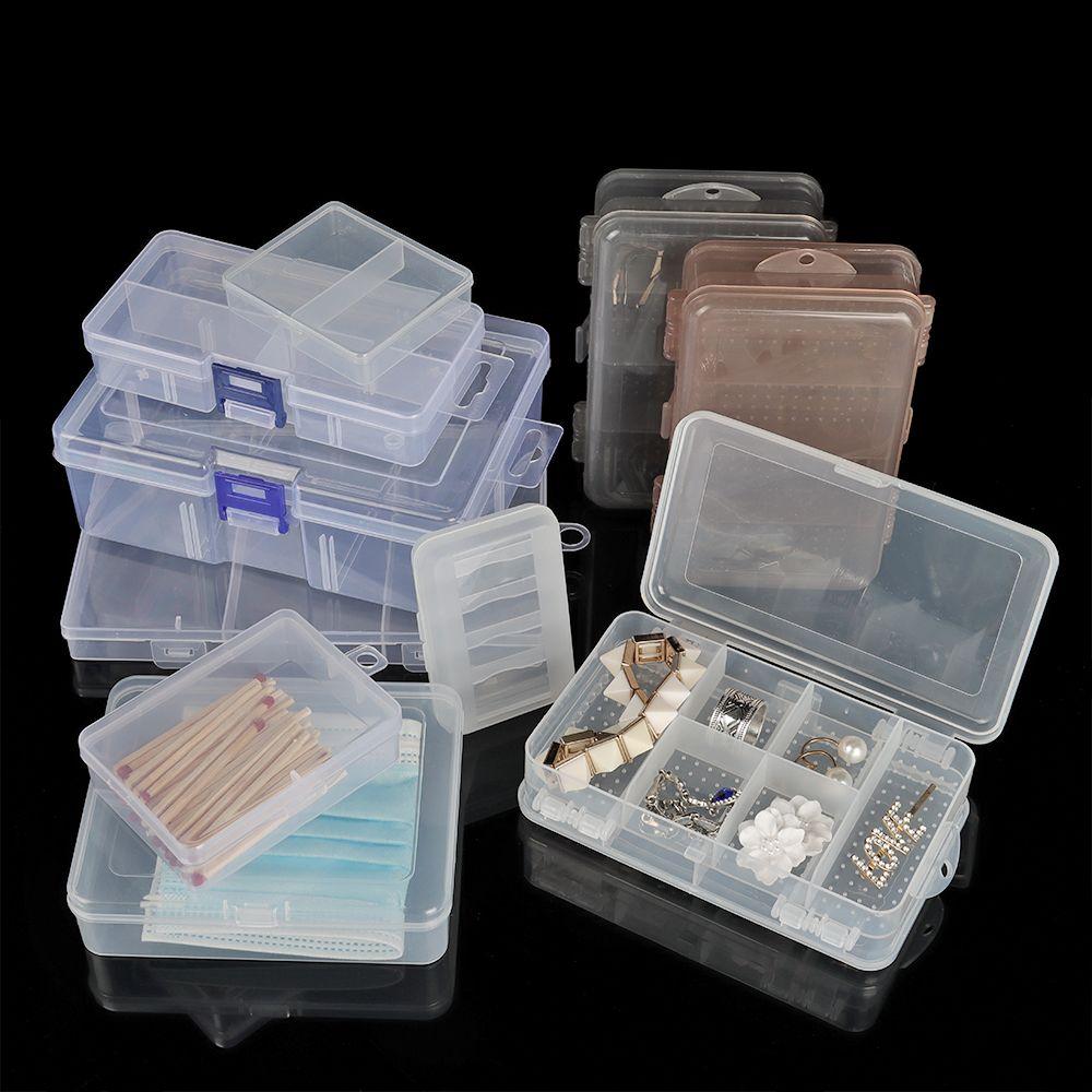 Boxes Jewelry Beads Container Fishing Tools Box Small Items Sundries Transparent Storage Box