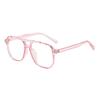 New sunglasses men's and women's retro toad glasses jelly marine sheet double beam rice nail pilot sunglasses S