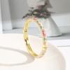 Zinc Zinc Alloy Material Enamel Bracelet Ethnic Floral Motifs Cloisonne Bracelet  Gift Giving