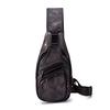 Мужская натуральная кожа, модный дизайн, сумка через плечо на груди, дорожная сумка на одно плечо, рюкзак