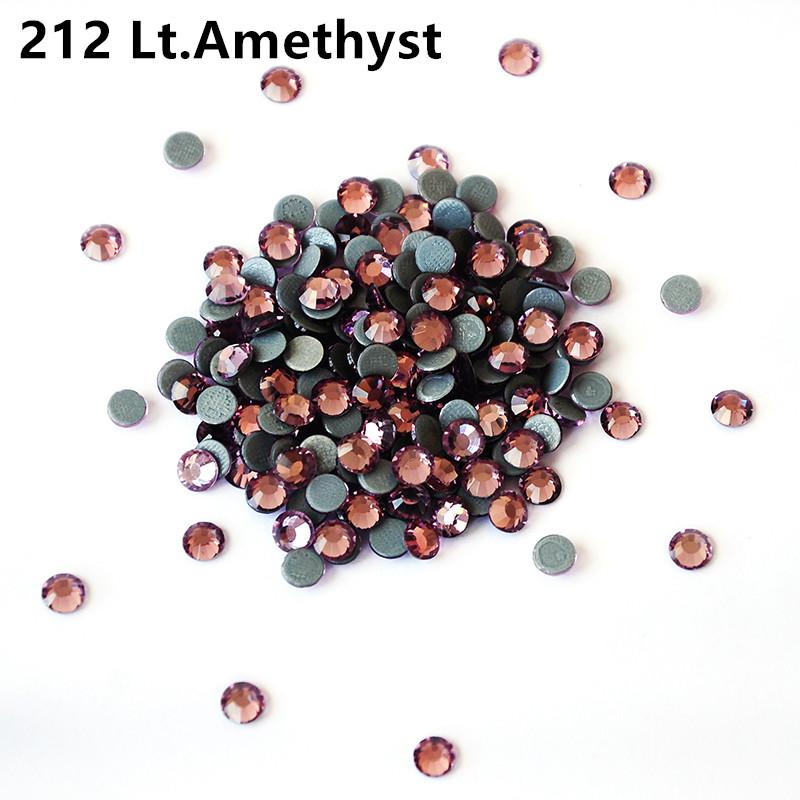 China Bulk Hot-fix Flat Back Rhinestones Bulk Crystal Glass Hotfix Rhinestones for Clothing Garment
