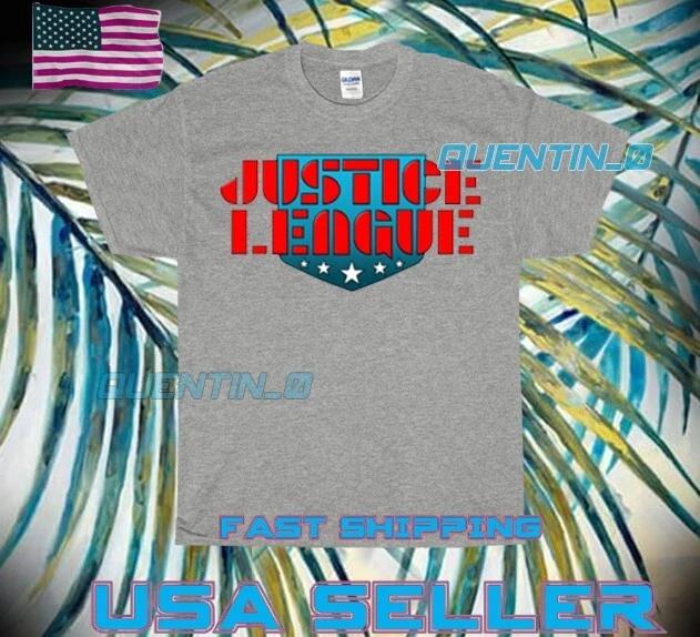 PREMIUM JUSTICE LEAGUE COMICS LOGO T Shirt Mens Kids Womens Boys girls childrenTops Tees Unisex FUNNY UNISEX SIZE S TO 5XL