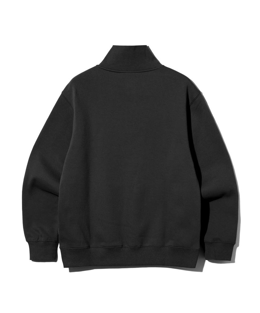 UCLA Unisex Ucla Half-Zip Sweatshirt [Black] (Uc1Ltk3)