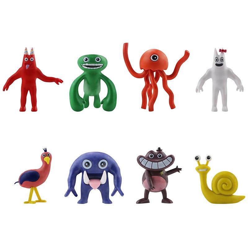 Rainbow Monster Banban Pvc Figurines Garden Themed Cartoon Collectibles