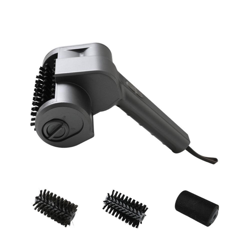 with LED Light Cordless BBQ Grill Brush Rechargeable BBQ Rotating Brush Barbecue