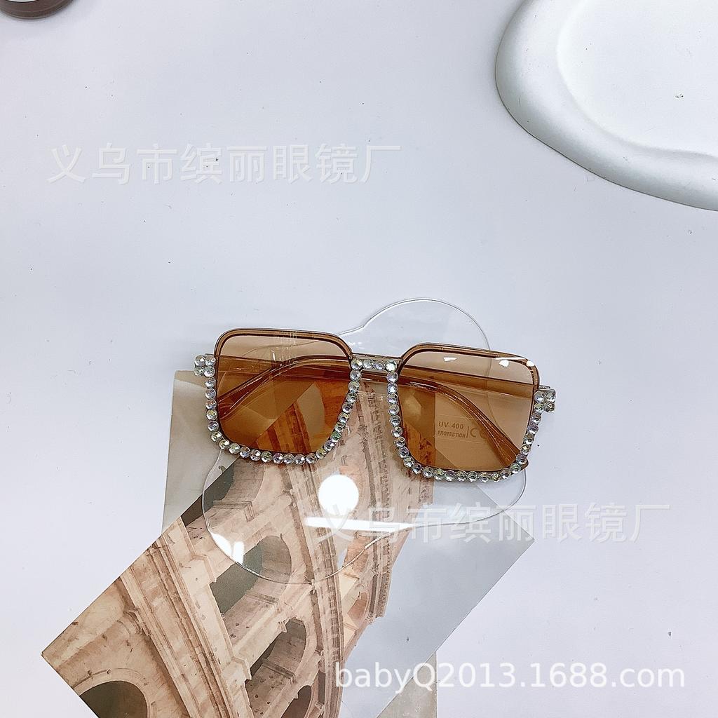 Квадратные детские солнцезащитные очки Детские очки Модные маленькие квадратные ретро-солнцезащитные очки