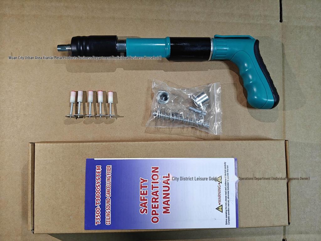 Бесшумный мини-гвоздезабивной пистолет для бетона и стен