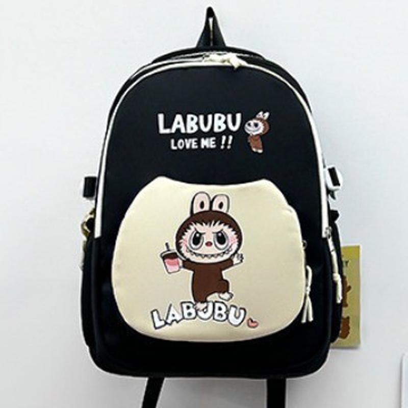 LABUBU Украшение для школьной сумки Вместительный легкий студенческий рюкзак Сумка для учеников начальной и средней школы